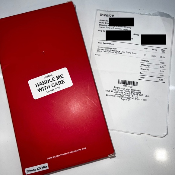 We're Not Really Strangers, Clear iPhone XS Max Phone Case - Picture 5 of 6